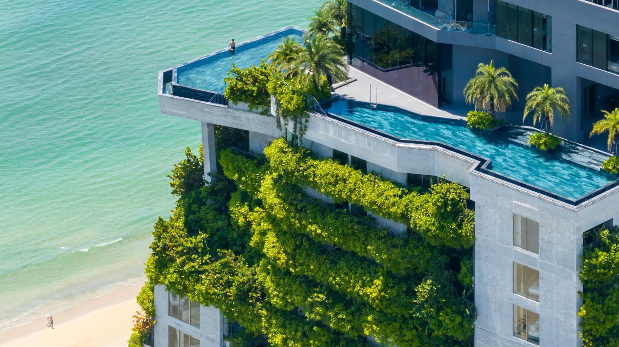 M Hotel Danang Exteriér fotografie The rooftop garden